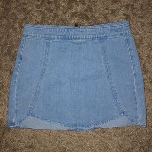Pacsun Light Denim Blue Skirt